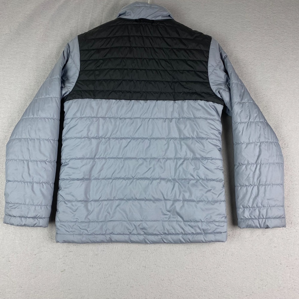 The North Face boys jacket M 10 12 Puffer Sherpa Boy Quilted gray black pockets - Picture 7 of 13